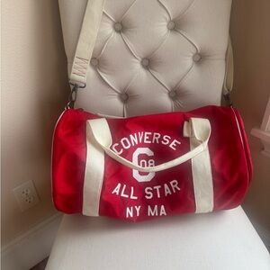 Converse All Star Red Duffel Bag